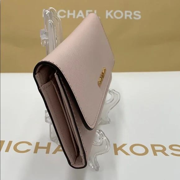 Michael Kors Jet Set Travel Lg Trifold Wallet - Picture 10 of 16